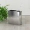 Stainless Steel Toothbrush Holder | Compact Multi-Slot Holder for Toothbrushes,Razors & Makeup Accessories | Shiny/Hammered Finish